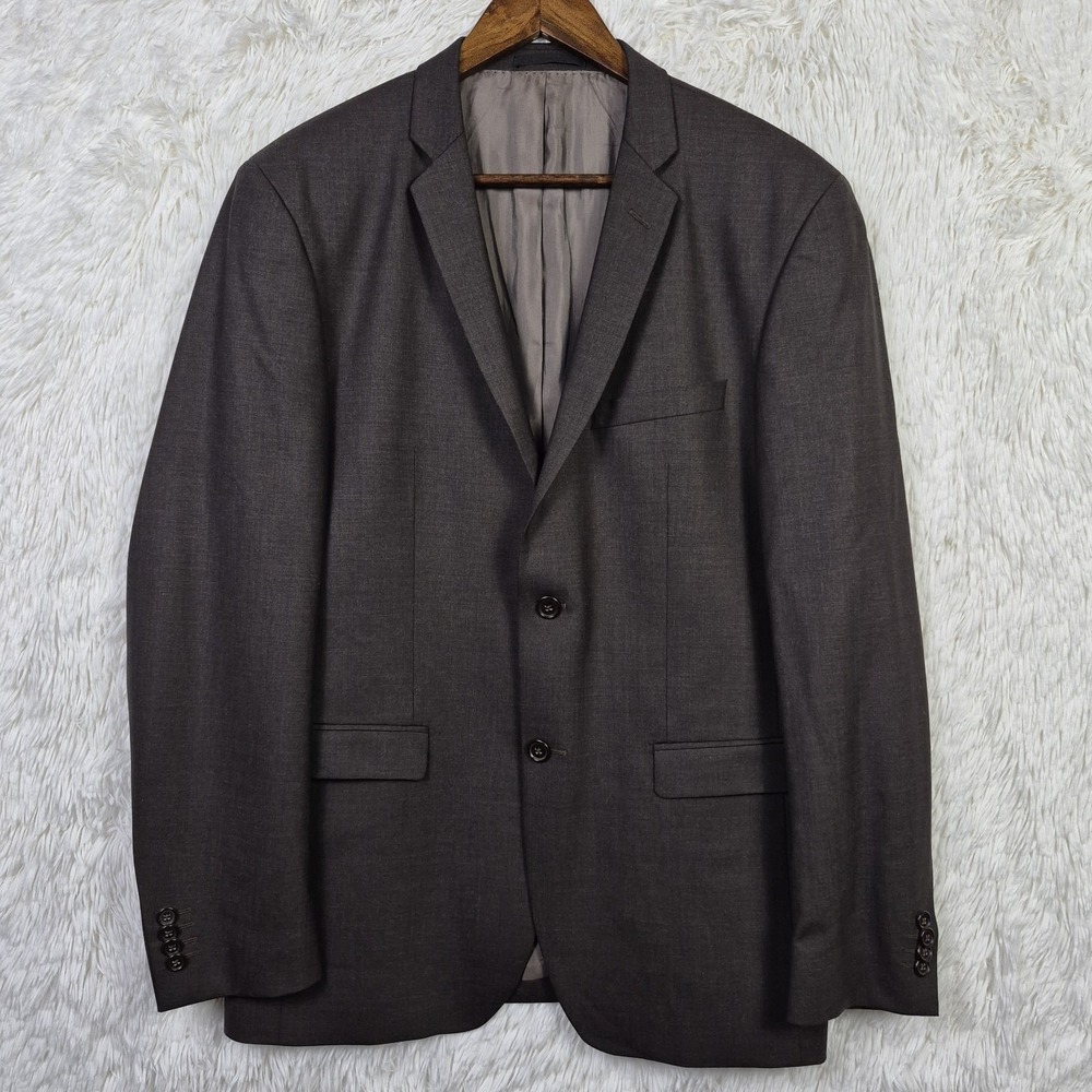 Emile Lafaurie Paris Mens 100% Wool Blazer Mocha Brown Sport Coat Size 40 US
